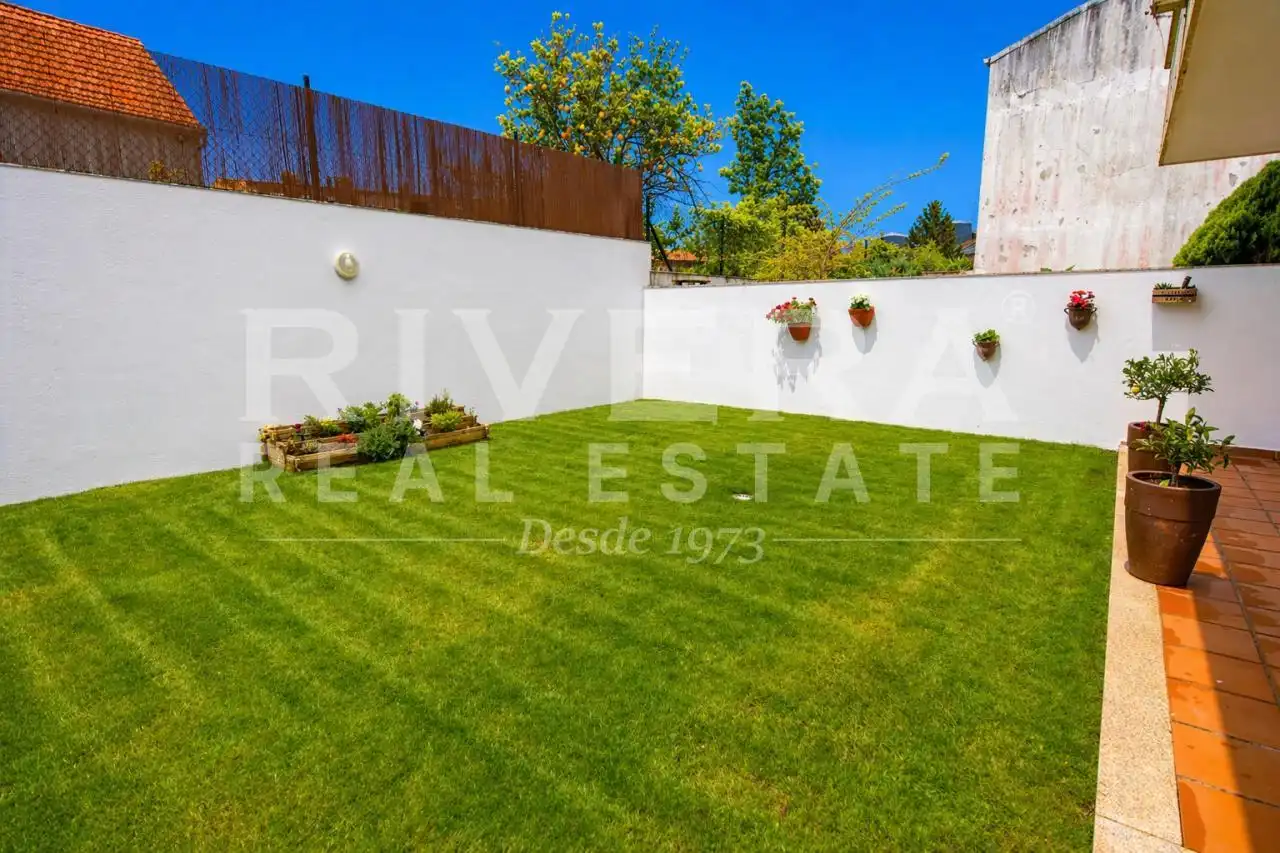 Garten von Wohnung zum Verkauf in Sanxenxo mit Heizung, Terrasse und Abstellraum