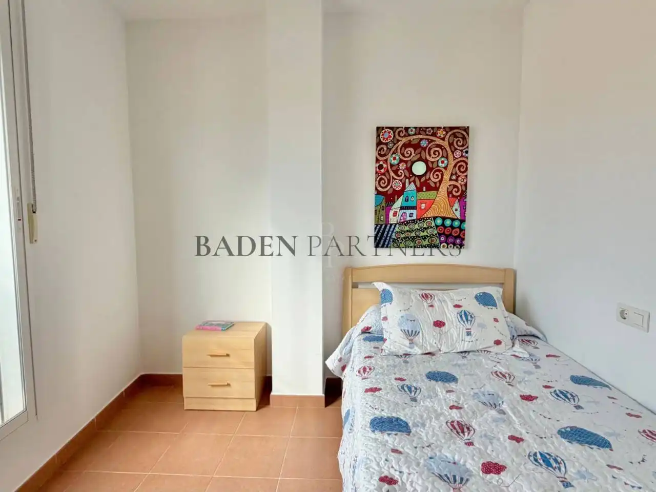 Schlafzimmer von Wohnung zur Miete in Vinaròs mit Klimaanlage, Möbliert und Balkon