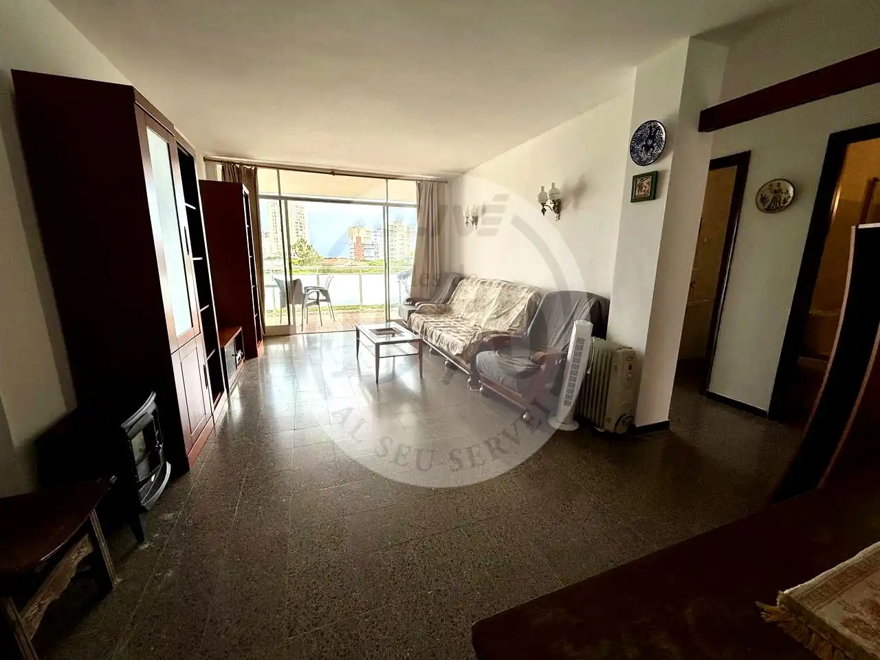 Sala de estar de Piso en venta en Castell d'Aro, Platja d'Aro i s'Agaró con Aire acondicionado, Terraza y Balcón