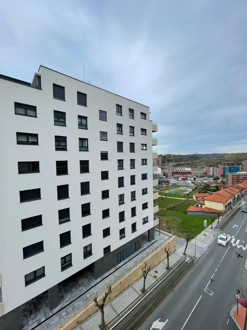 Exterior view of Flat for sale in Barakaldo   with Heating, Parquet flooring and Terrace