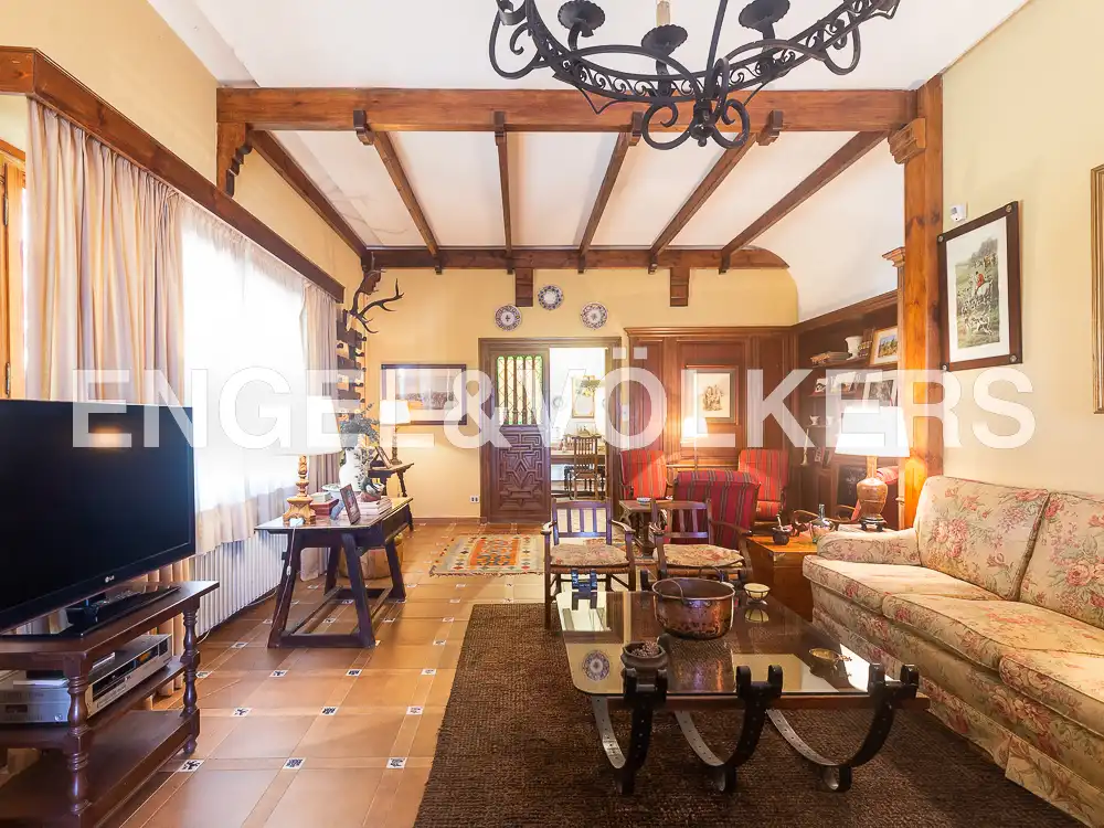 Living room of Houses for sale in Requena  with Heating, Private garden and Terrace