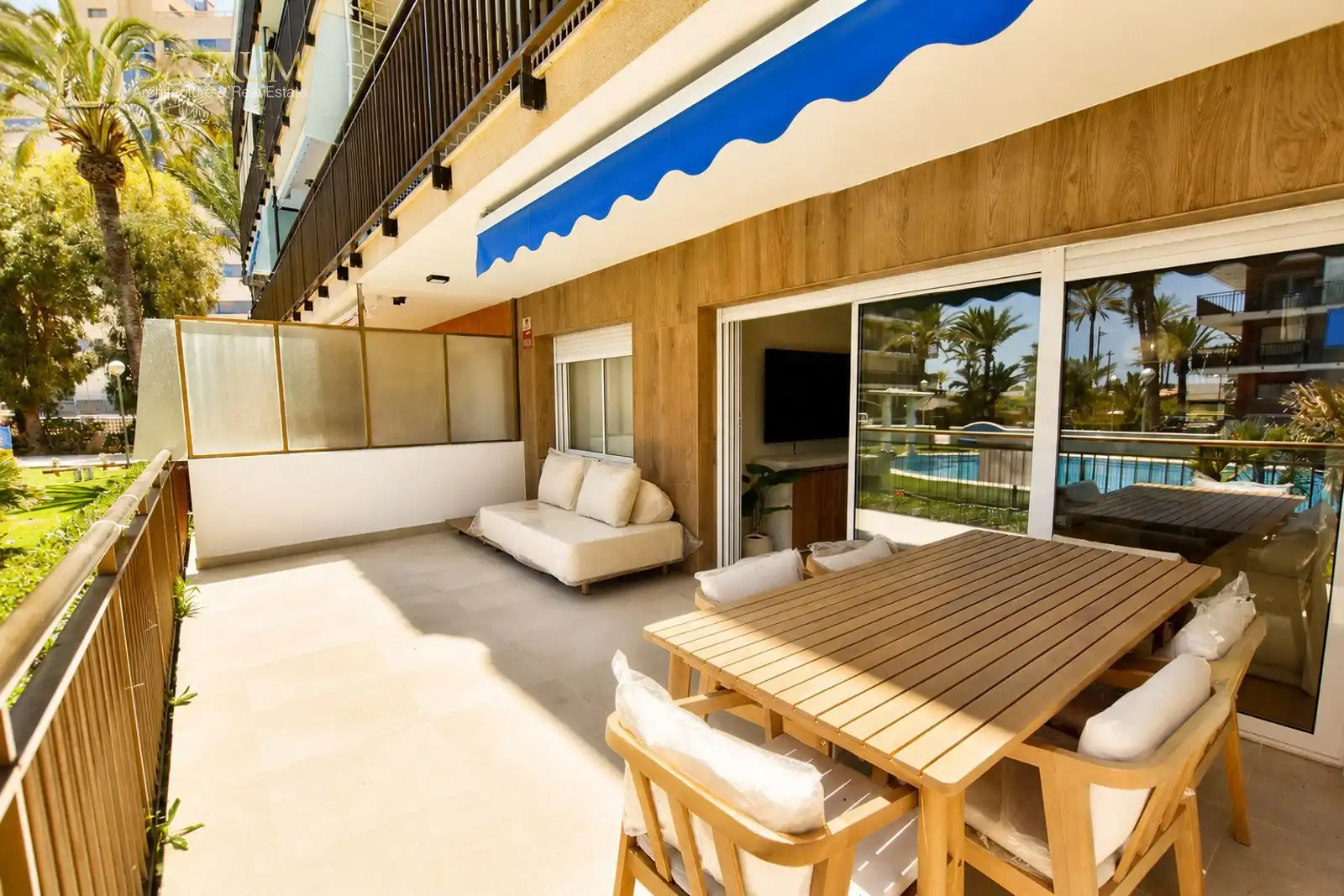 Terraza de Piso en venta en Alicante / Alacant con Aire acondicionado, Terraza y Piscina