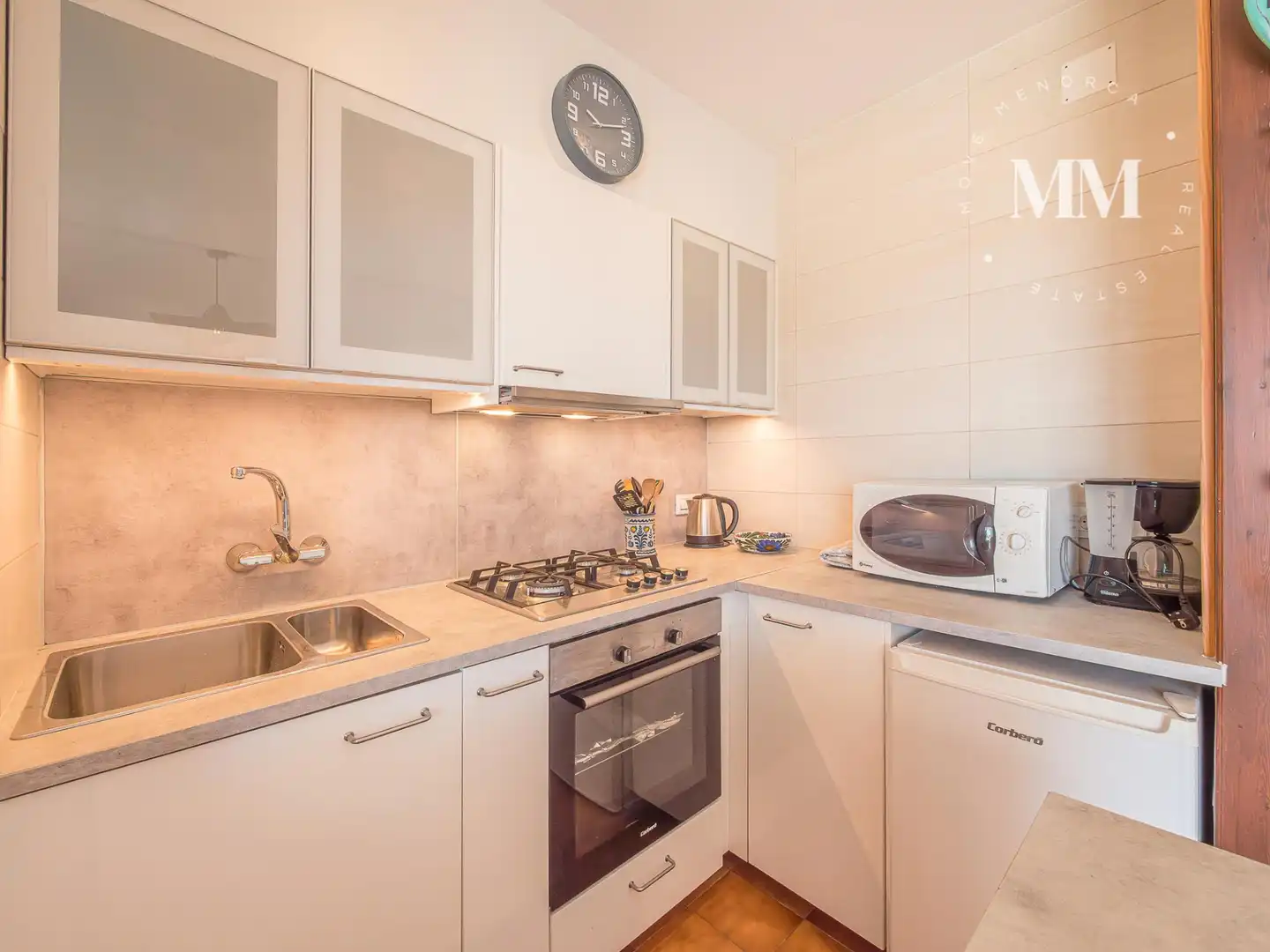 Kitchen of Apartments for sale in Alaior  with Terrace, Furnished and Community pool