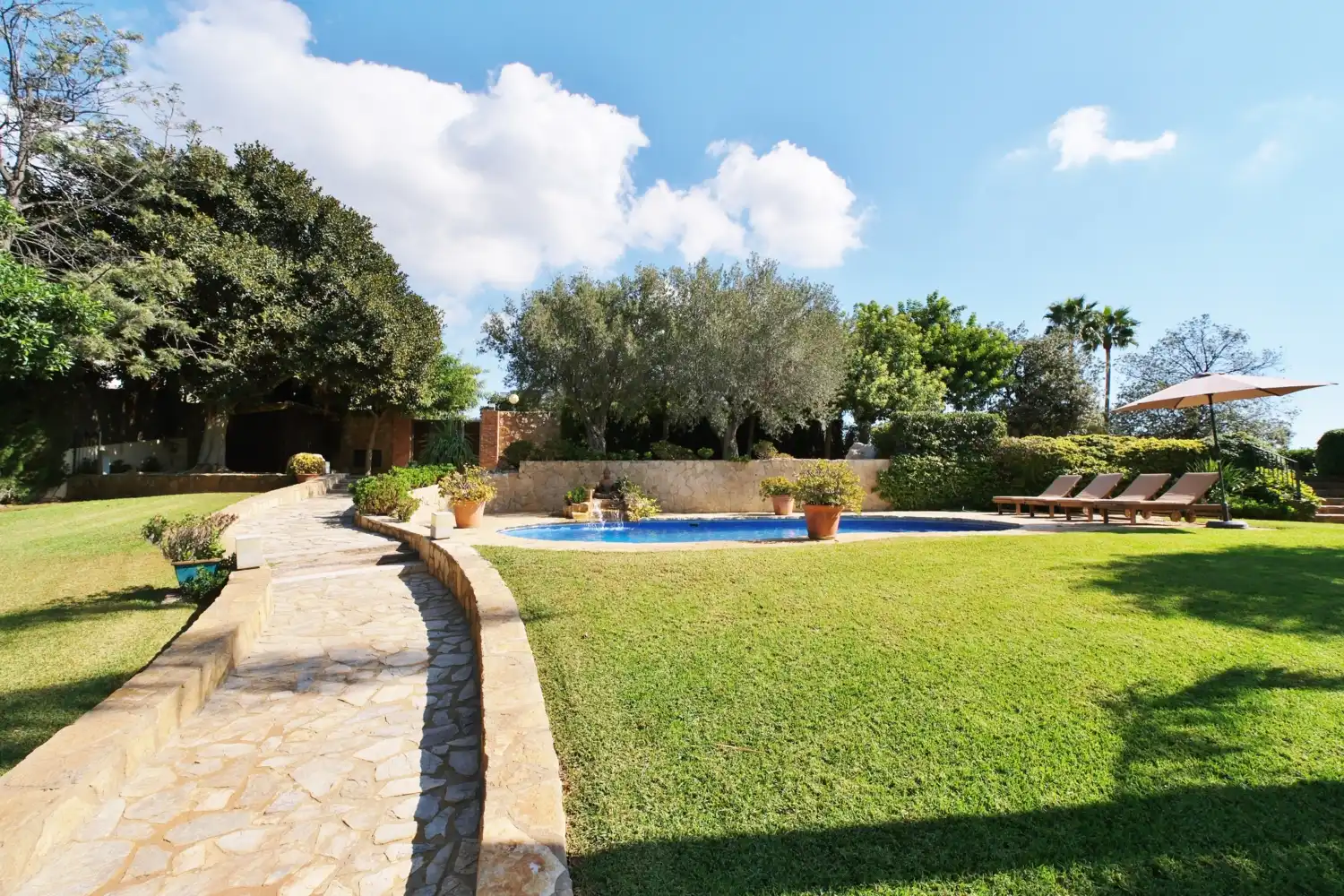 Jardín de Casa o chalet en venta en Puçol con Aire acondicionado, Calefacción y Jardín privado
