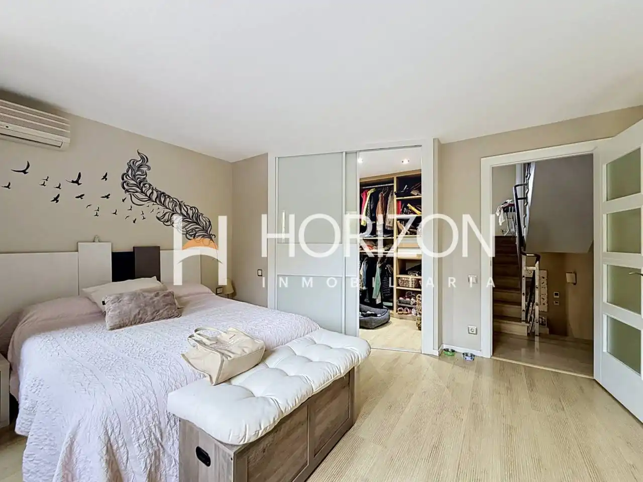 Bedroom of Detached homes for sale in Barcelona  with Air Conditioner, Heating and Private garden