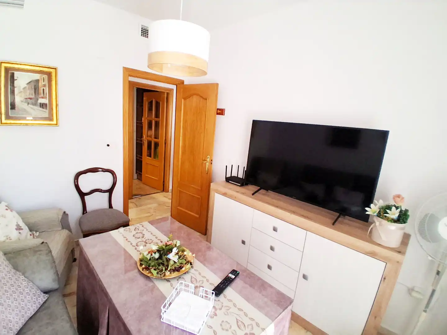 Living room of Apartments for rent in Granada  with Air Conditioner, Furnished and Oven