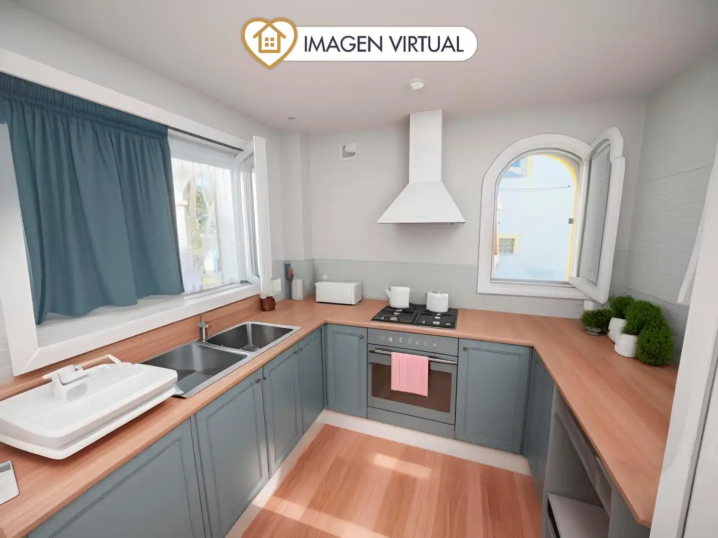 Cocina de Casa o chalet en venta en Albinyana con Jardín privado, Terraza y Amueblado