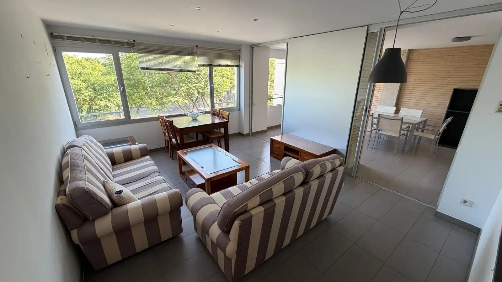 Sala d'estar de Apartament en venda en Oropesa del Mar / Orpesa amb Aire condicionat, Jardí privat i Terrassa