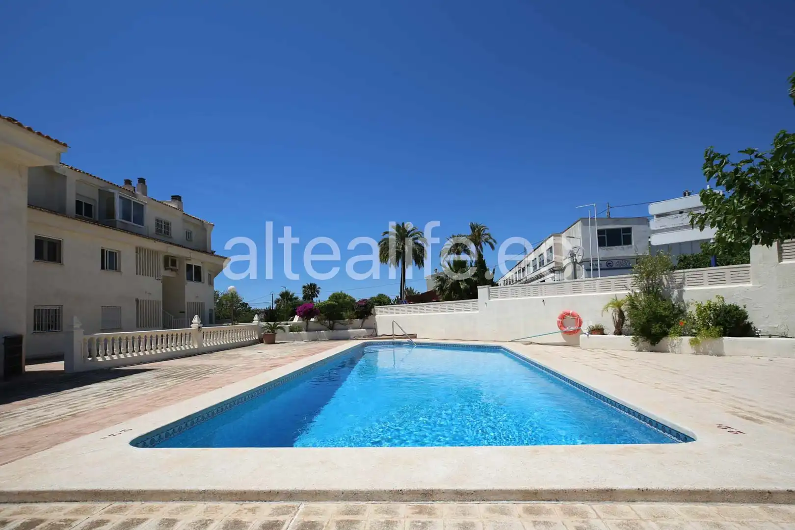 Piscina de Apartamento de alquiler en Altea con Aire acondicionado, Terraza y Trastero
