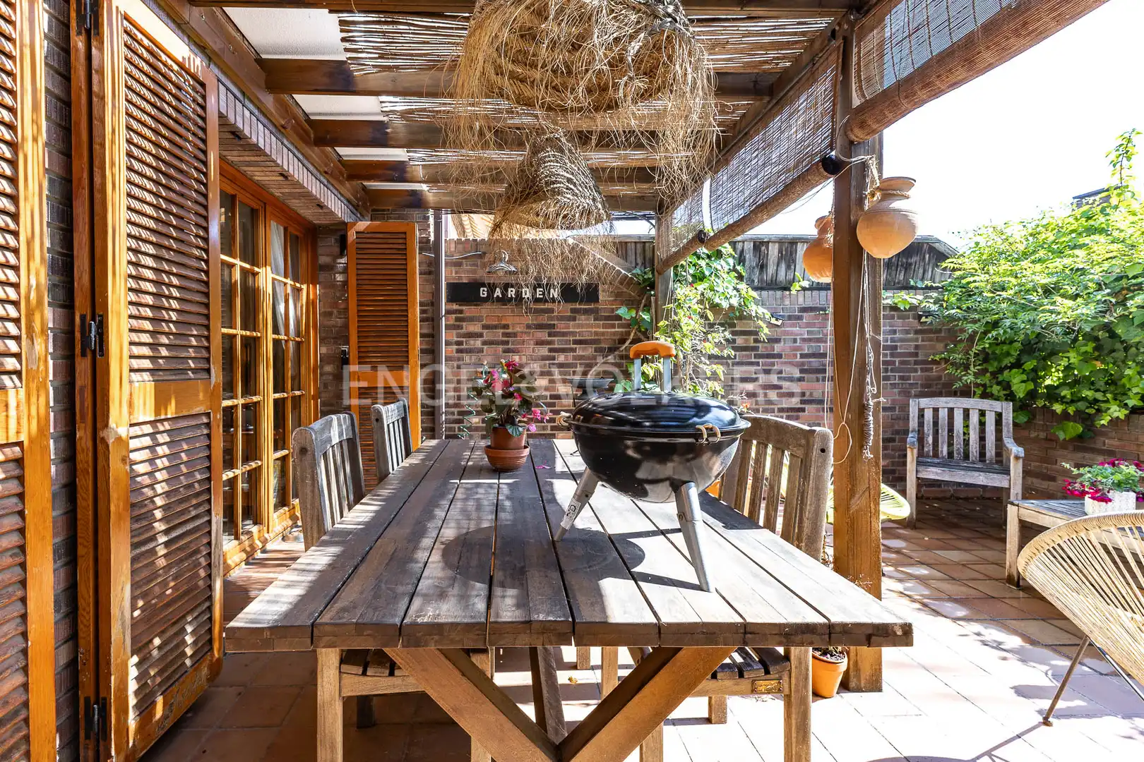 Terraza de Casa o chalet en venta en Badalona con Aire acondicionado, Calefacción y Jardín privado