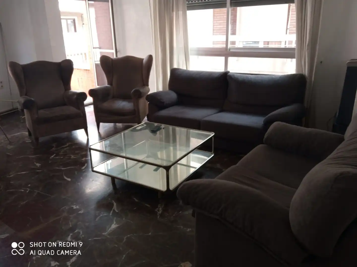 Living room of Flat for rent in Granada  with Heating, Terrace and Furnished