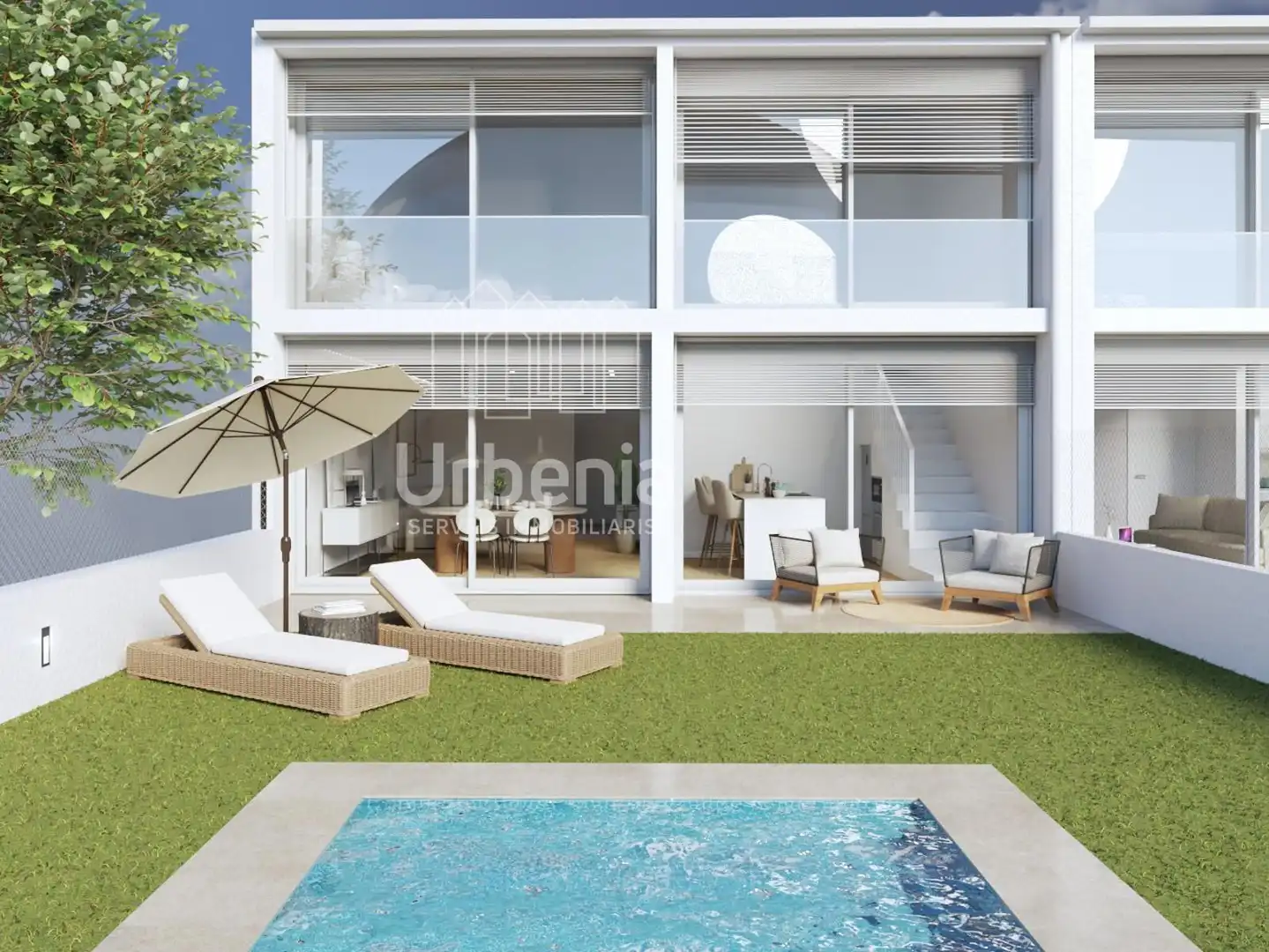 Casa amb jardí en venda a Poble