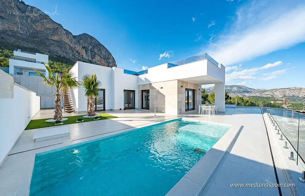 Xalet amb piscina en venda a Balcón de Ponoig - Polop Paradis - Polop Hills