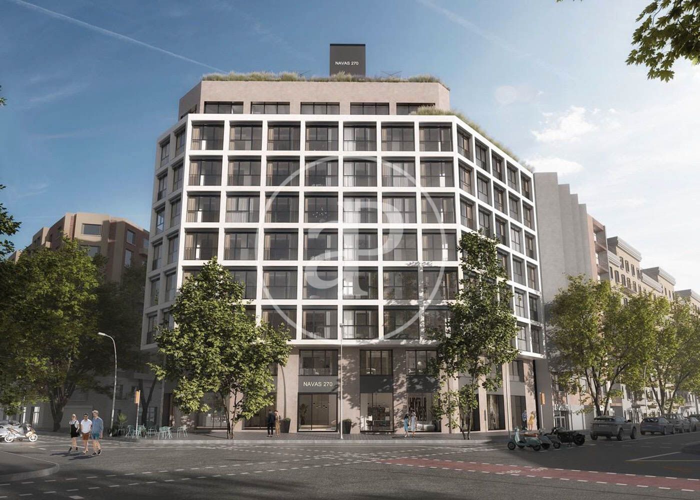 Vista exterior de Pis en venda en  Barcelona Capital amb Aire condicionat, Calefacció i Terrassa