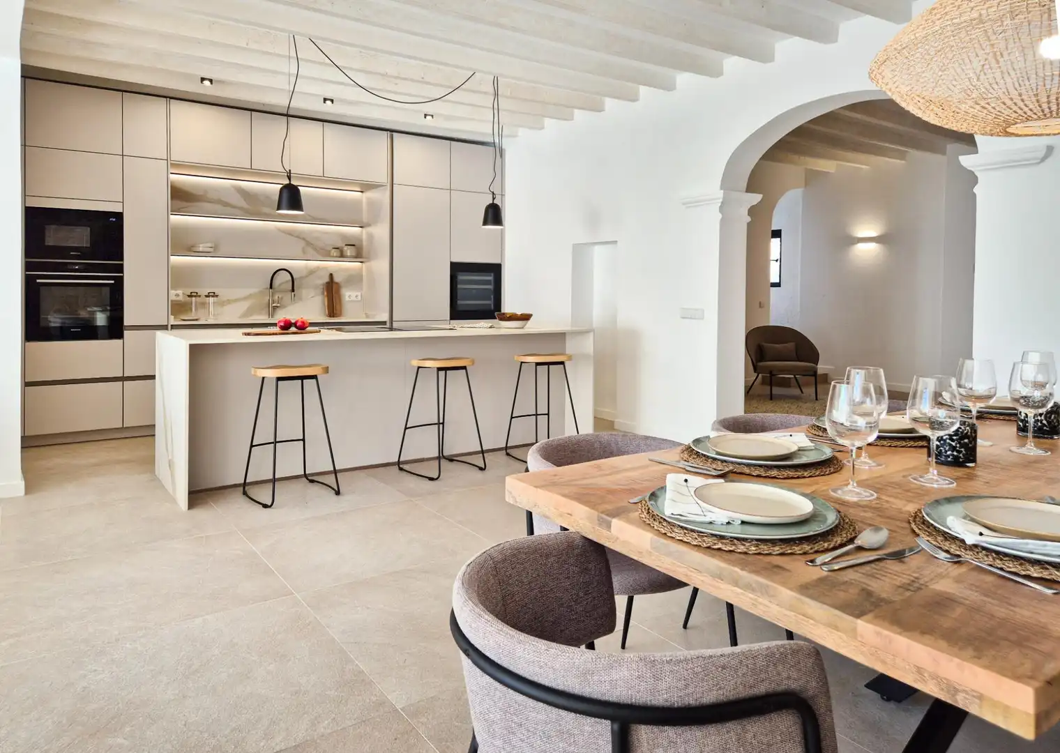 Cuina de Casa o xalet en venda en  Palma de Mallorca amb Aire condicionat, Calefacció i Jardí privat