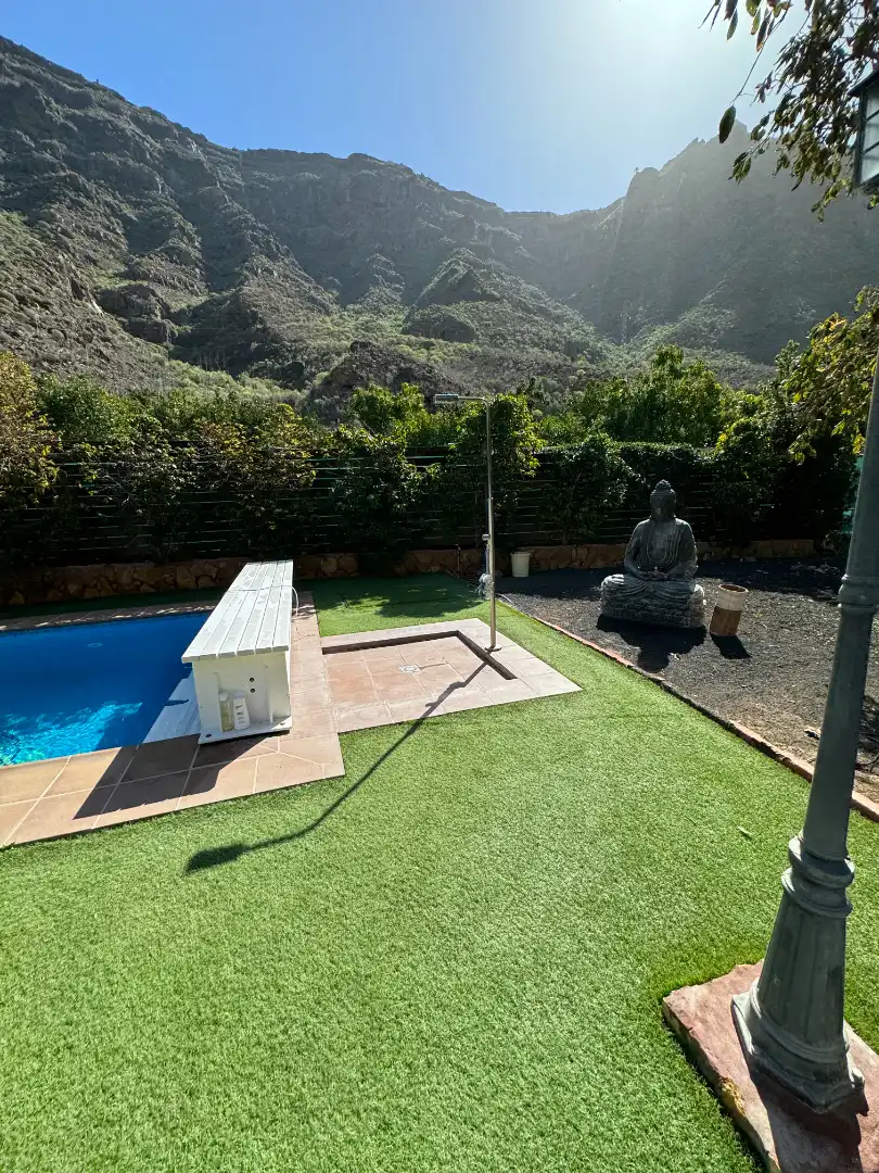 Jardí de Finca rústica en venda en San Bartolomé de Tirajana amb Aire condicionat, Jardí privat i Terrassa