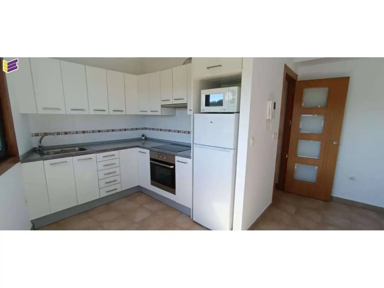 Küche von Wohnung zum Verkauf in O Rosal   mit Heizung, Parkett und Abstellraum