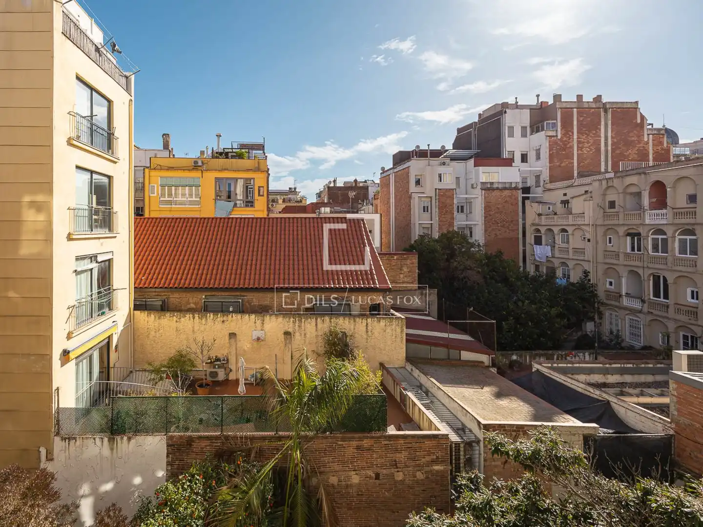 Vista exterior de Piso de alquiler en Barcelona con Aire acondicionado, Parquet y Amueblado