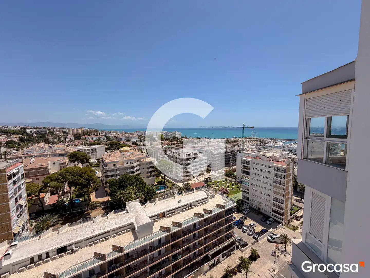 Vista exterior de Piso en venta en Benalmádena con Aire acondicionado, Jardín privado y Terraza
