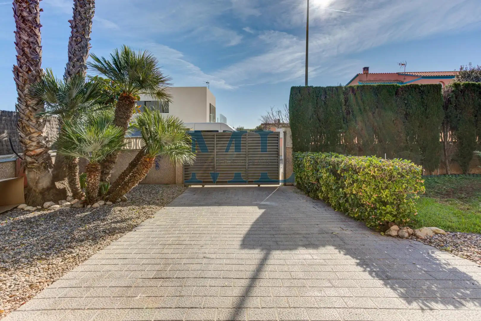 Vista exterior de Casa o xalet en venda en Cubelles amb Calefacció i Piscina