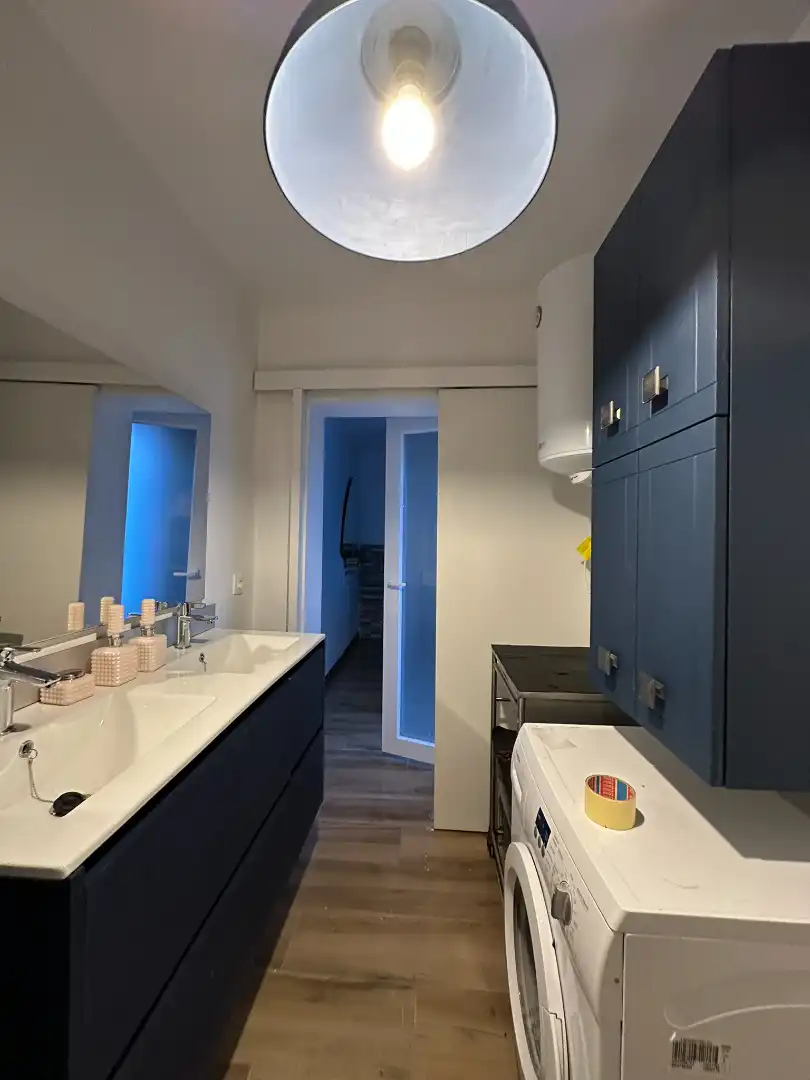 Badezimmer von Wohnung zur untervermieten in Burjassot mit Heizung, Terrasse und Möbliert