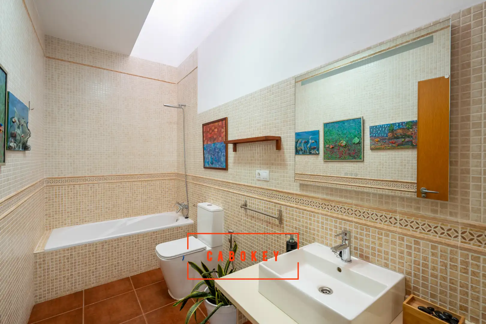 Baño de Casa o chalet en venta en Carboneras con Aire acondicionado, Calefacción y Jardín privado