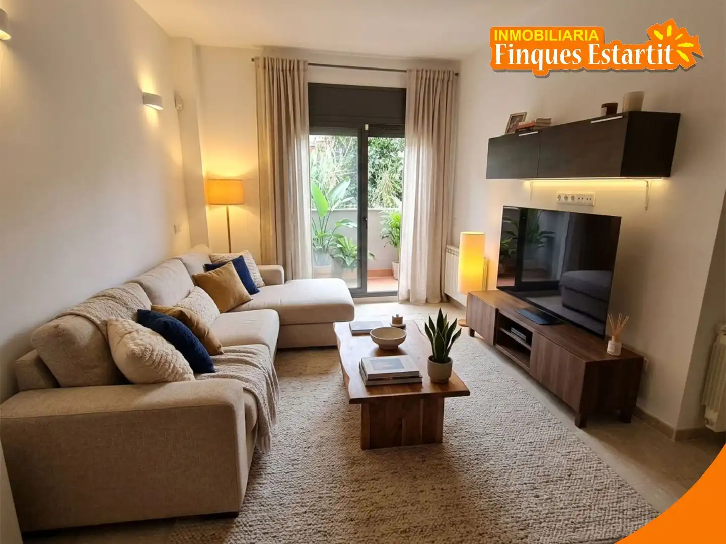 Wohnzimmer von Wohnungen zum Verkauf in Torroella de Montgrí mit Heizung und Terrasse