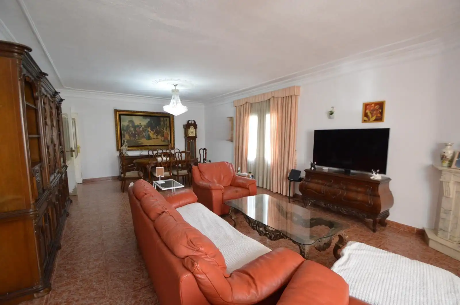 Sala d'estar de Casa o xalet en venda en Vinaròs amb Calefacció, Jardí privat i Terrassa