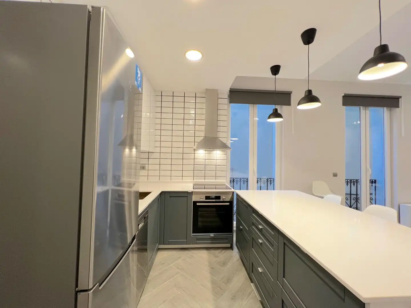 Kitchen of Flat for rent in Barrio de Salamanca