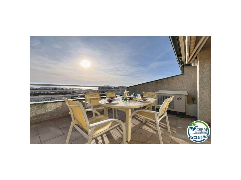 Terrassa de Dúplex en venda en Roses amb Aire condicionat i Moblat