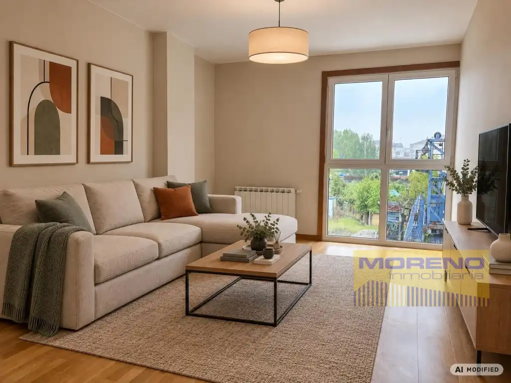 Sala de estar de Apartamento de alquiler en Sarria, Lugo
