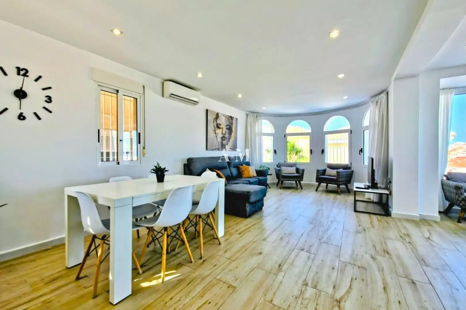 Sala de estar de Casa o chalet de alquiler en Orihuela con Aire acondicionado, Calefacción y Terraza