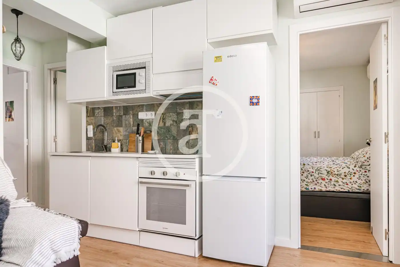 Cocina de Piso de alquiler en Madrid con Aire acondicionado, Calefacción y Amueblado