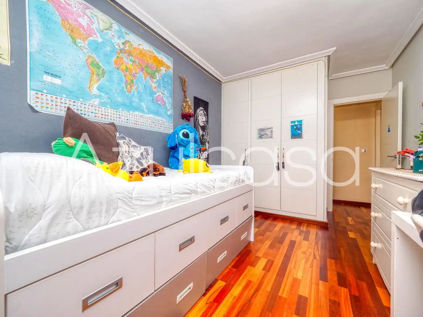 Bedroom of Houses for sale in Mutxamel  with Air Conditioner, Heating and Terrace