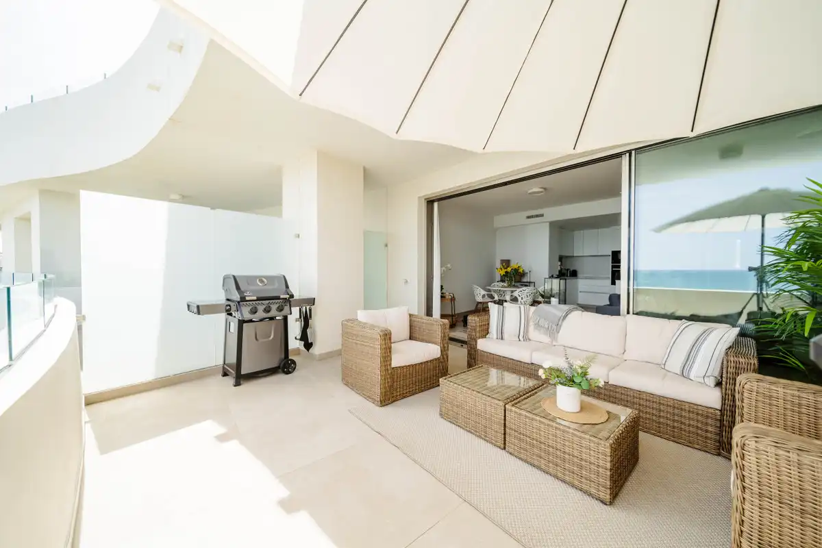 Terrace of Apartments for sale in Mijas  with Air Conditioner, Terrace and Furnished