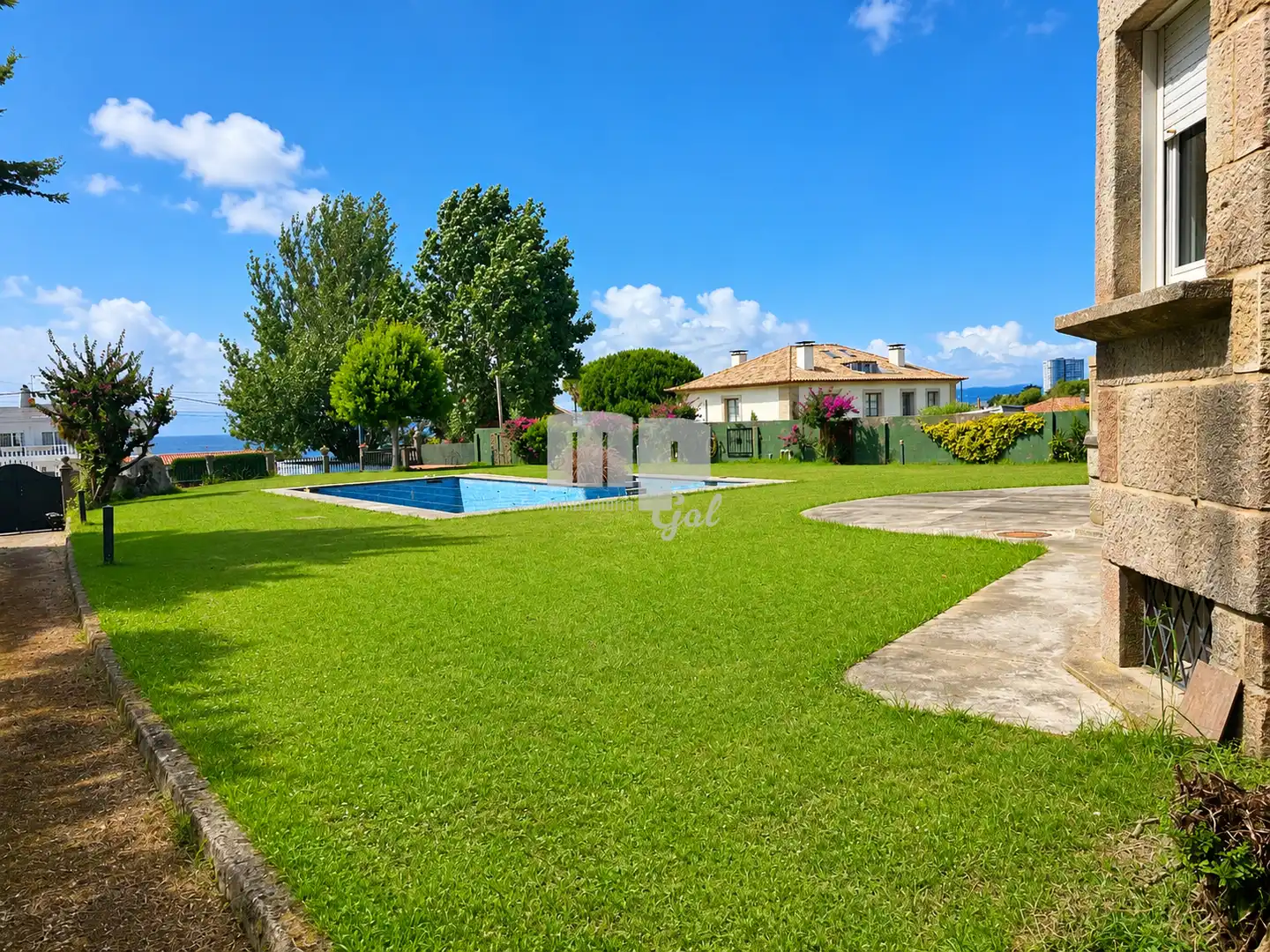 Swimming pool of Houses for sale in Vigo   with Heating, Private garden and Terrace