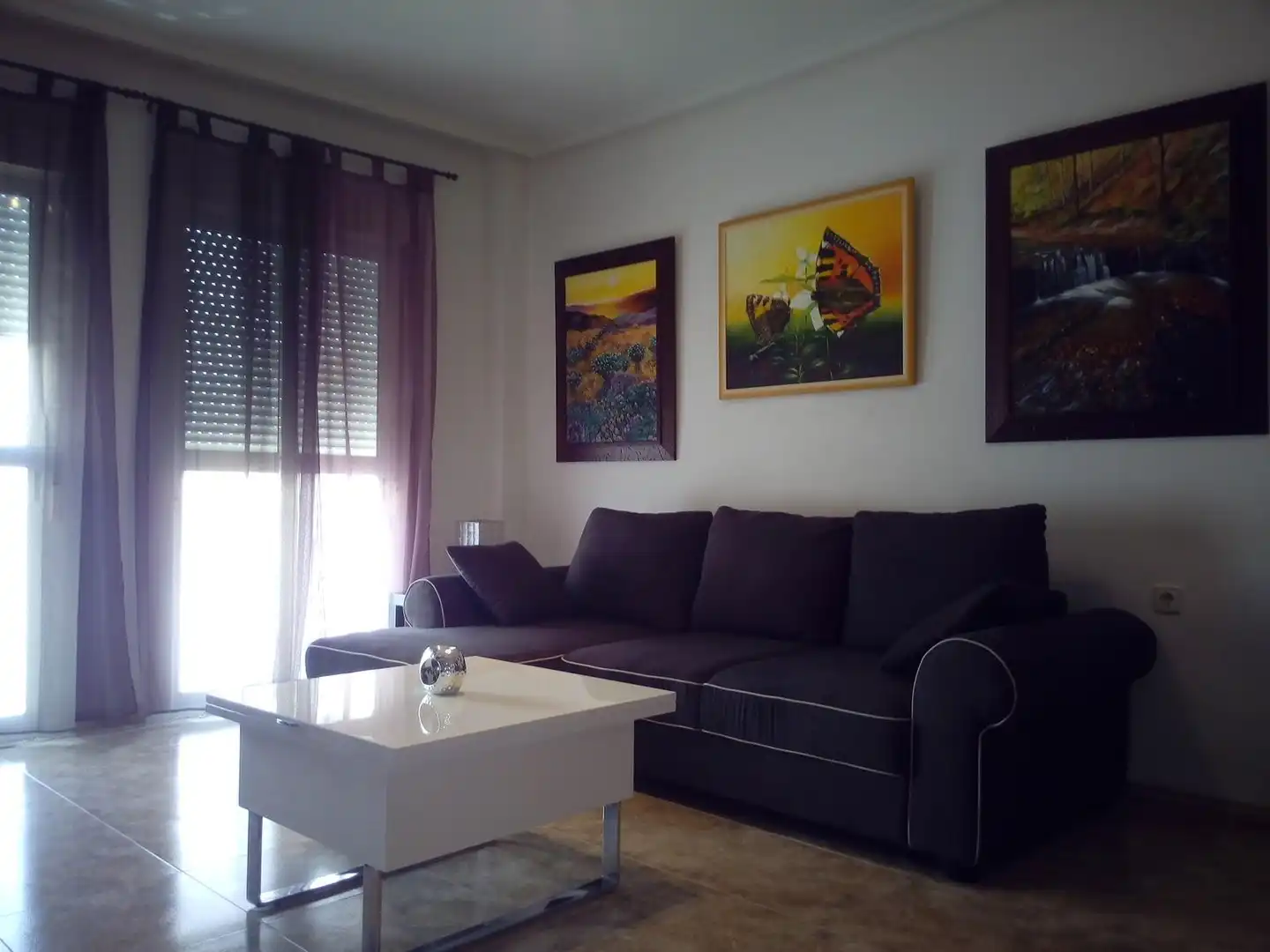 Sala de estar de Apartamento en venta en Almería con Aire acondicionado