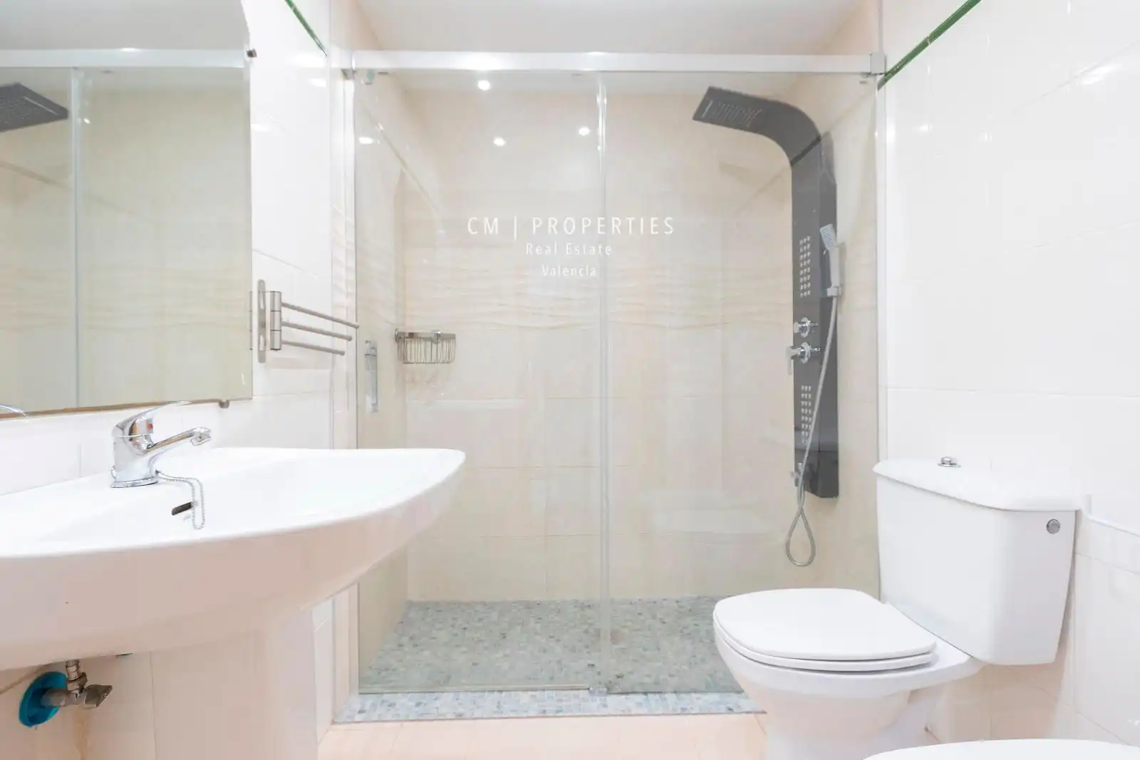 Bathroom of Flat for rent in Alboraya  with Air Conditioner, Heating and Terrace
