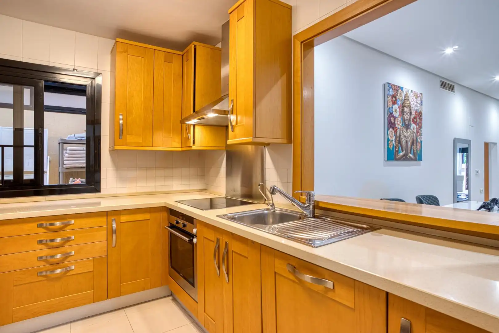Kitchen of Apartments for sale in Sanlúcar de Barrameda  with Air Conditioner, Private garden and Terrace