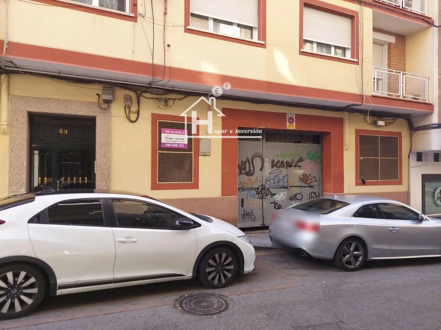 Vista exterior de Local de alquiler en Guadalajara