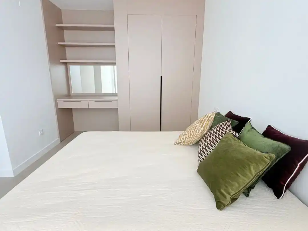 Dormitori de Casa adosada en venda en Calpe / Calp amb Aire condicionat, Piscina i Balcó