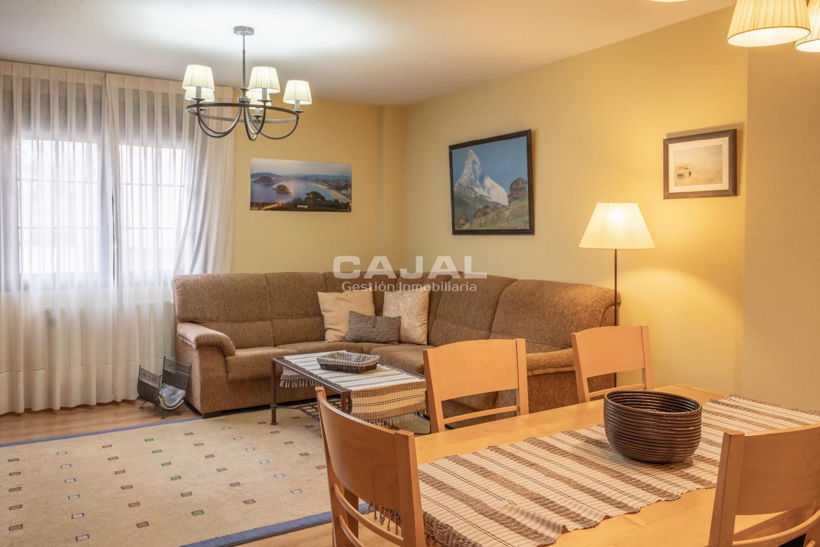Living room of Flat for sale in Riaza  with Heating, Private garden and Storage room