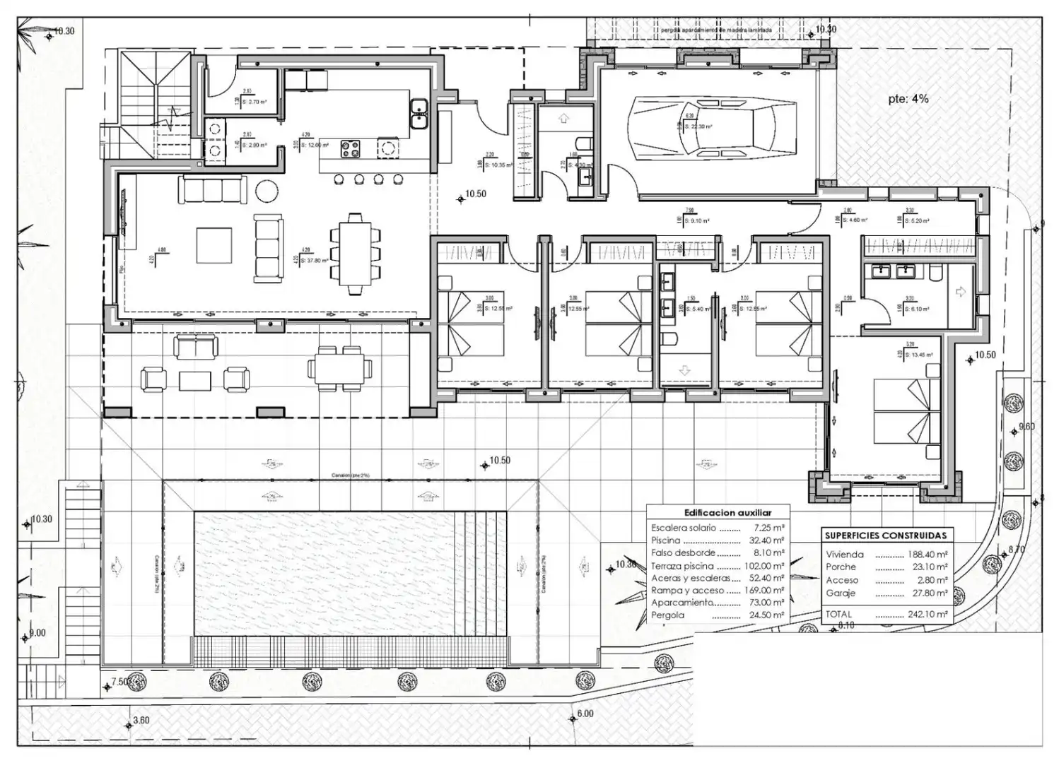 Villa con piscina in vendita a Benicolada - Las Adelfas, imagen 14