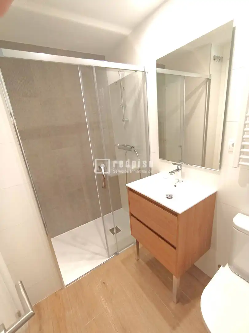 Bathroom of Flat for rent in Madrid  with Heating, Private garden and Terrace