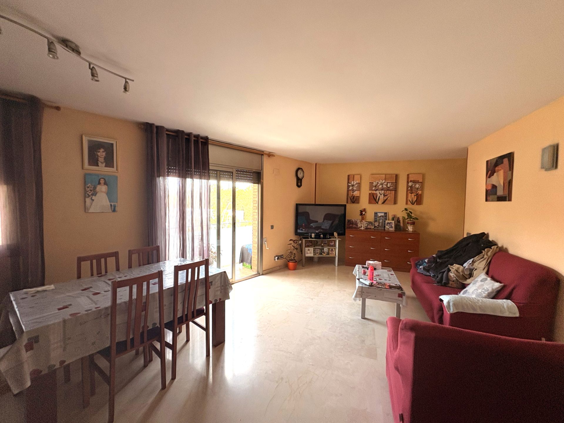 Living room of Flat for sale in  Barcelona Capital  with Air Conditioner, Heating and Terrace