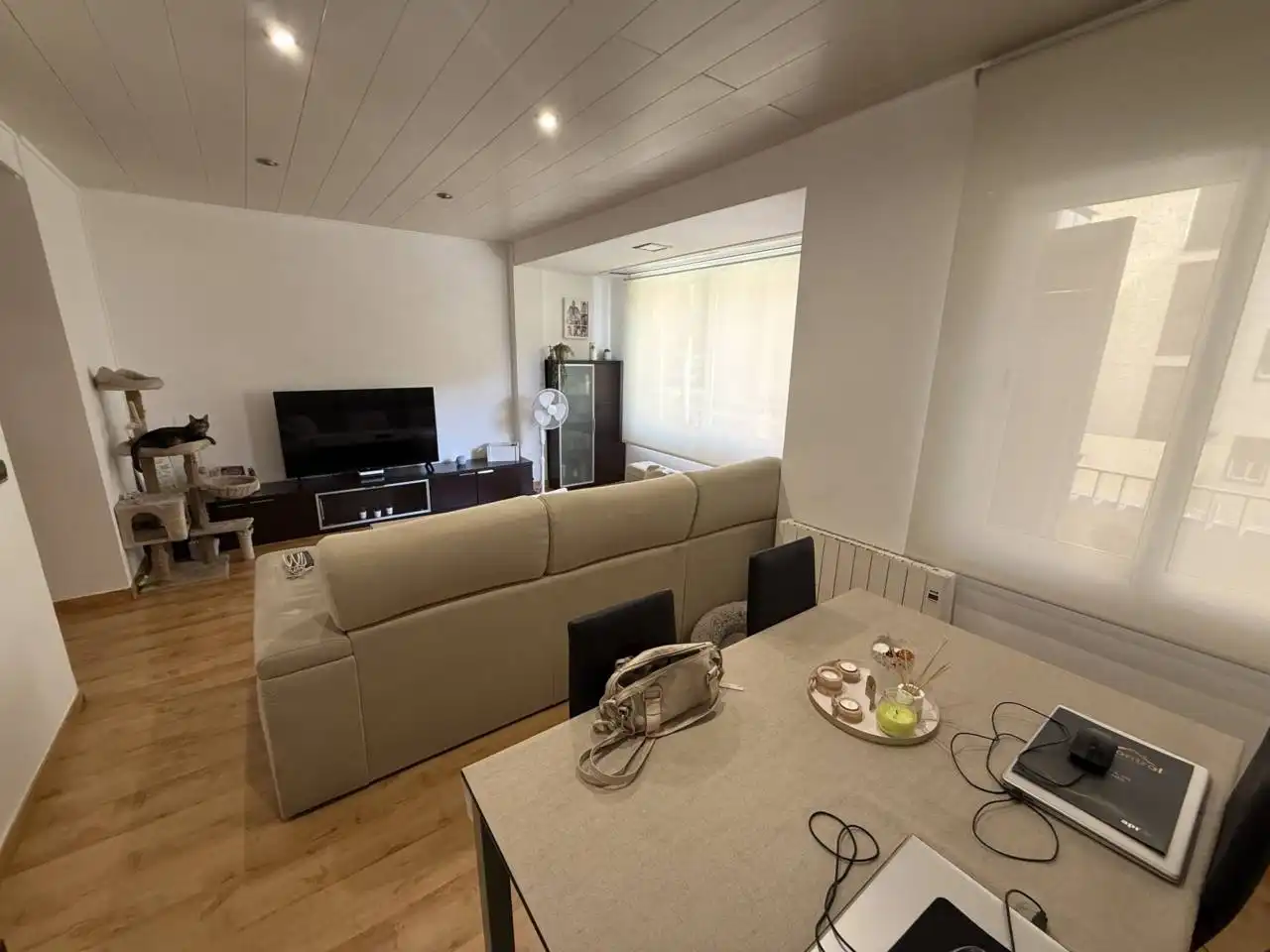 Sala de estar de Piso en venta en Sabadell con Aire acondicionado, Calefacción y Parquet