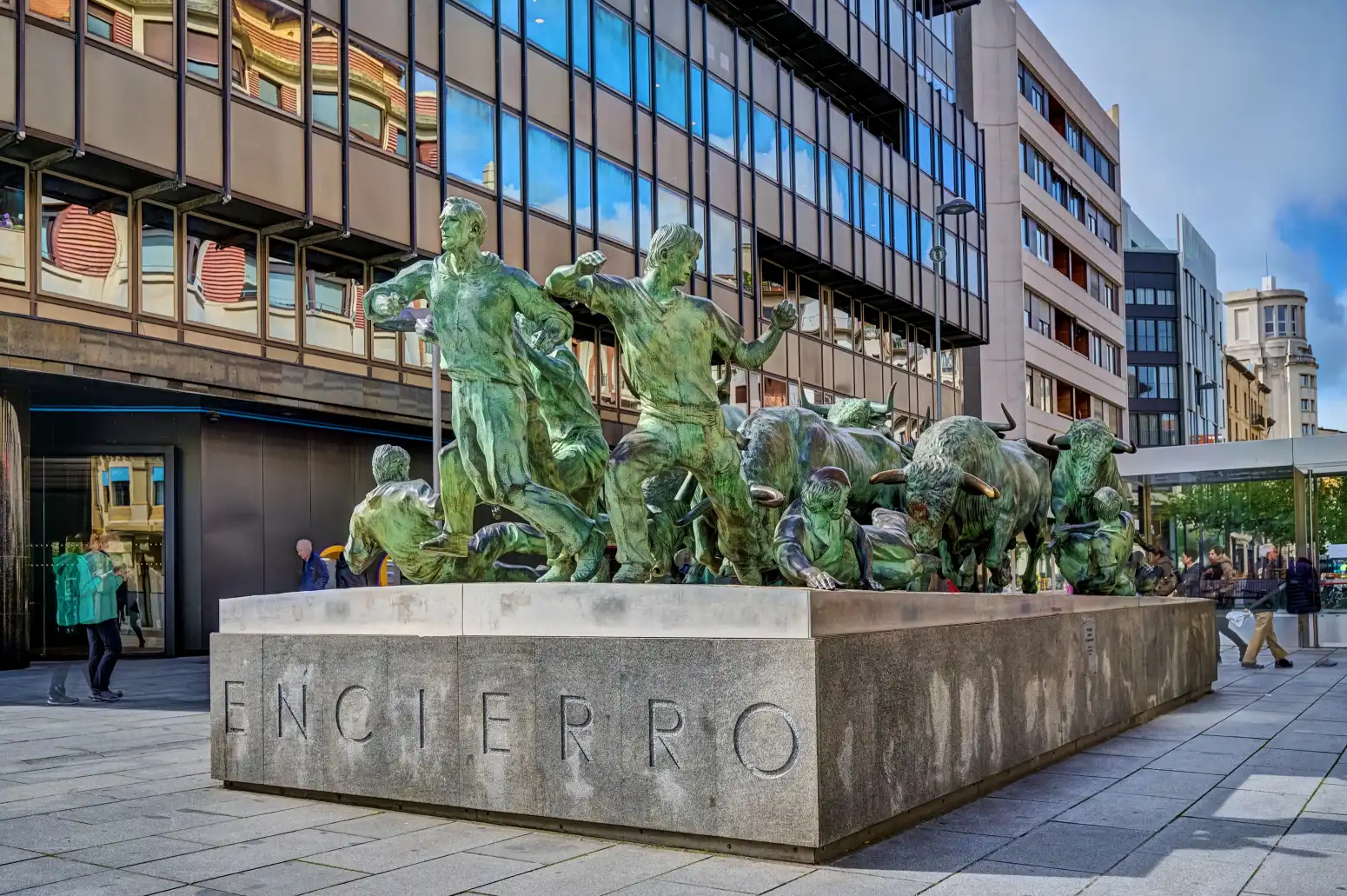 Vista exterior de Oficina en venda en  Pamplona / Iruña amb Calefacció