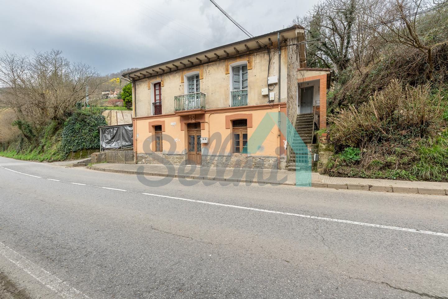 Exterior view of House or chalet for sale in Mieres (Asturias)  with Private garden, Parquet flooring and Terrace
