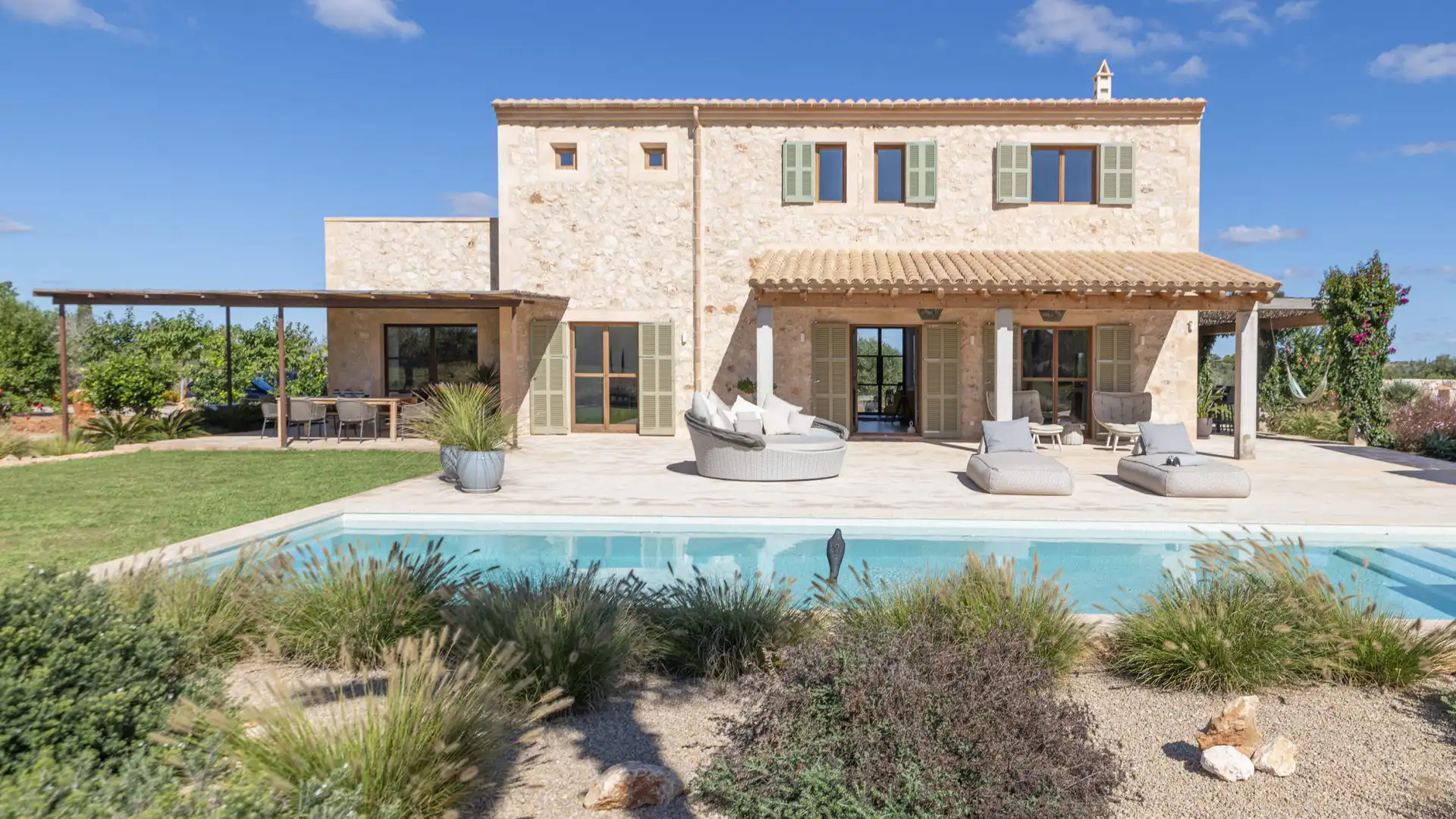 Exterior view of Country homes for sale in Ses Salines  with Air Conditioner, Heating and Terrace