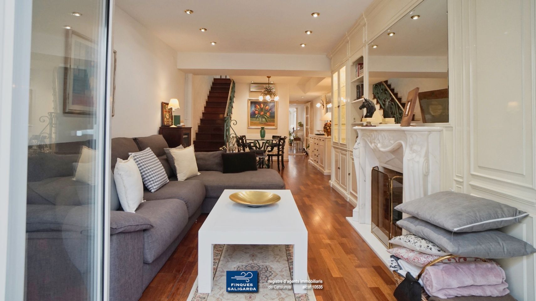 Sala de estar de Dúplex en venta en La Garriga con Aire acondicionado, Calefacción y Terraza